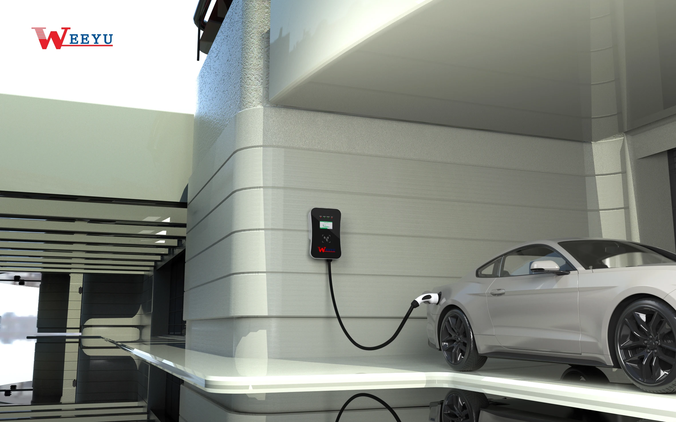 WEEYU J1772 Plug 32A настенное зарядное устройство для нового автомобильного зарядного устройства ev