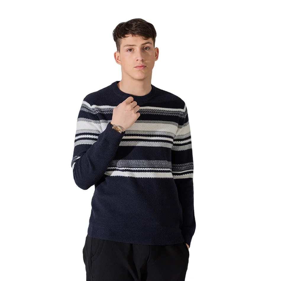
2021 Factory Wholesale OEM Bulk Knitted Custom Plain Pullover Cotton Jumper V-Neck O Neck Slim Fit Thin Blank Men Sweater 