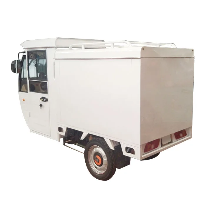 
China made hot sale Ghana solar charging system storage electric cargo tricycle with box 