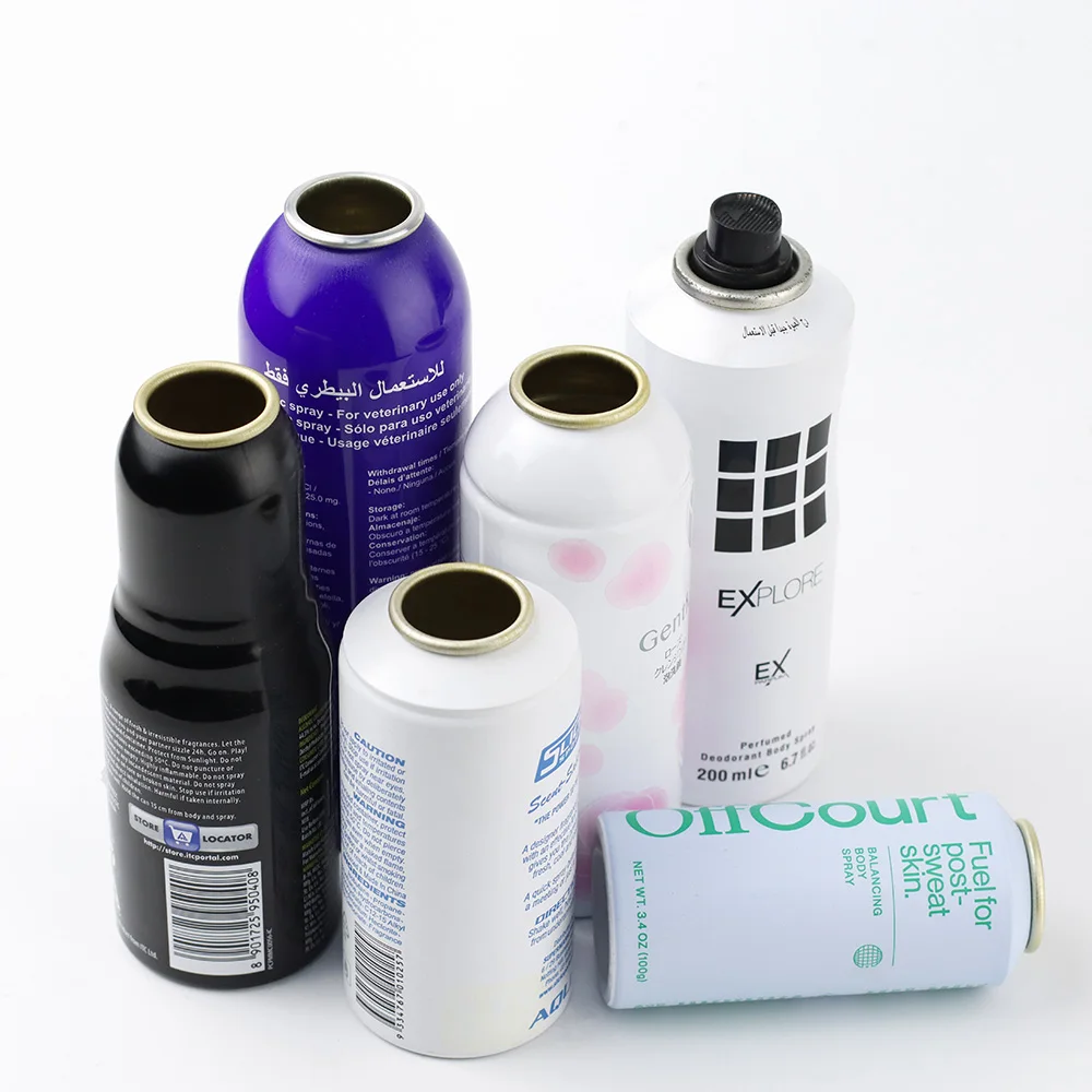 New design wholesale private label empty tin aerosol blast can car air freshener black white 100 ml 150 ml factory price