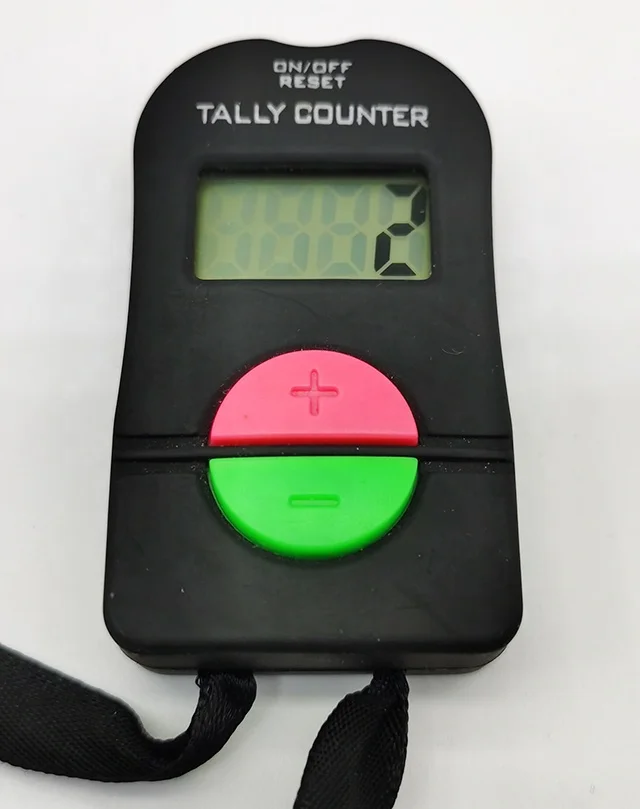 2021 newly factory wholesale electronic digital tally counter led clicker tasbih muslim for count
