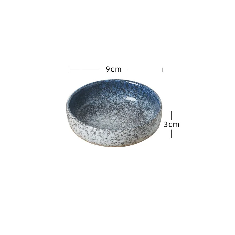 Harmony Wholesales Japanese Style Serving Sish Vegetable Dried Fried Shallots Small Plate Sushi Ceramic Soy Sauce Dish