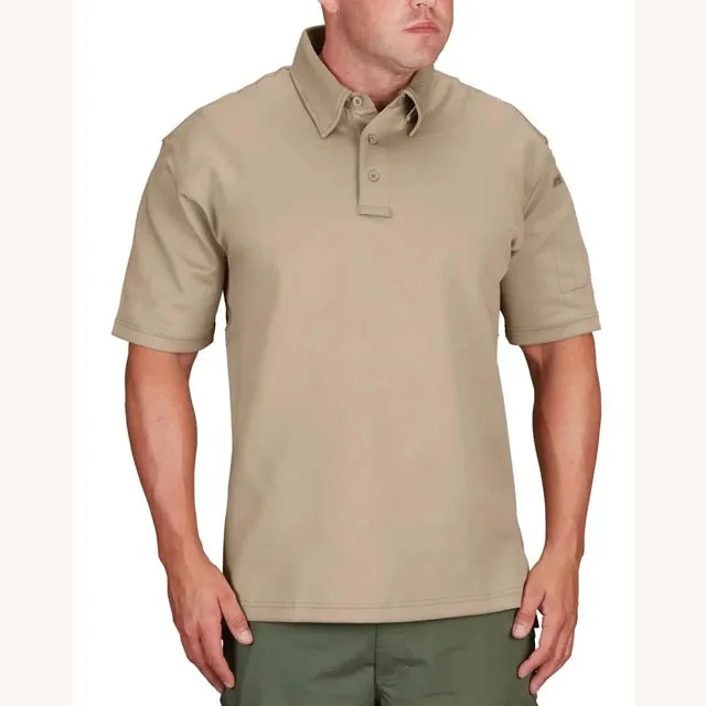 Mens Polo Shirt Quick Dry Performance Long and Short Sleeve Tactical Shirts Pique Jersey Golf Shirt