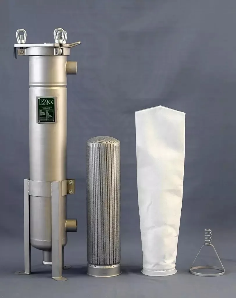 Stainless steel bag filter used for beverage fruit juice honey products tea filtration shampoo filtration paint filtration