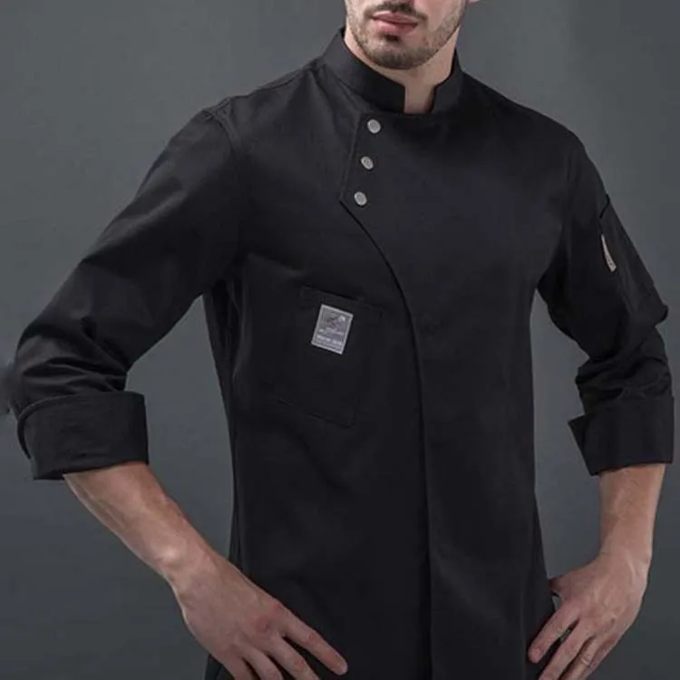 Restaurant Kitchen Cooking Chef Coat Work Jackets Professional Uniform unisex Long Sleeve Chef Clothes Uniform