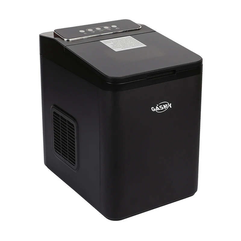GASNY New Design Personal Small Ice Maker Machine 110v/220v-240v Countertop Ice Cube Making Machine White Color