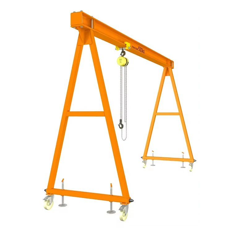 Мини-небольшой Электрический мобильный козловой кран Crane1 2 3 5 тонн портальный Портальный Кран