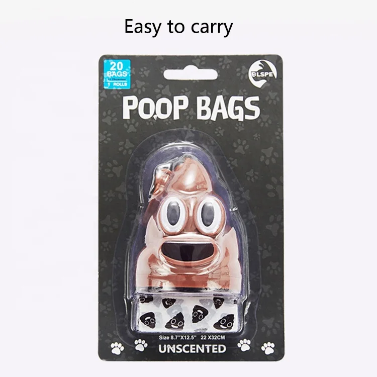 Sohpety Custom Pet Waste Bag Holder Earth Rated Eco Friendly Dog Dispenser Green Sheep Poop Bags