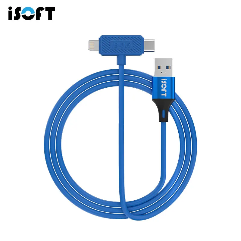 ISOFT IS-006 dual interface repair data cable for iphone/pad series