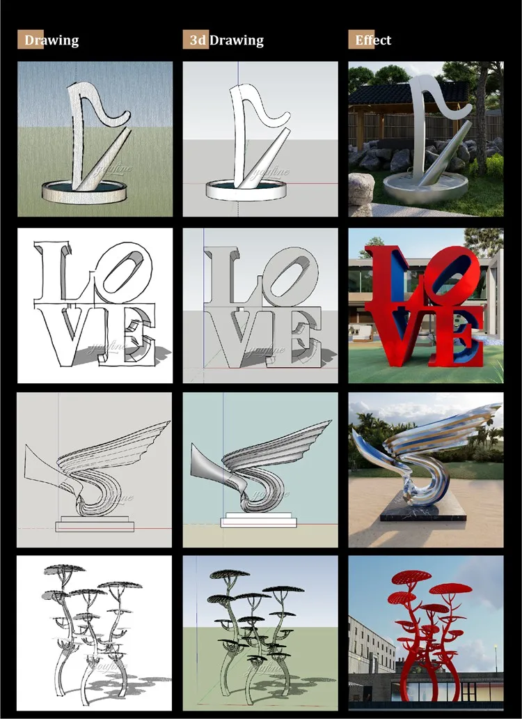  Stainless Steel Sculpture DESIGN