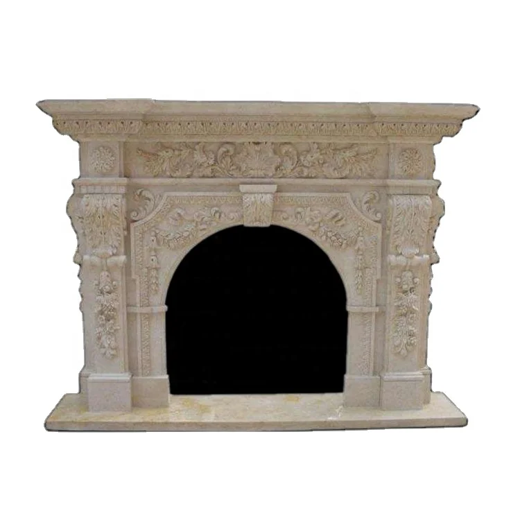 Modern blood red marble fireplace marble victorian fireplace mantle cast stone fireplace