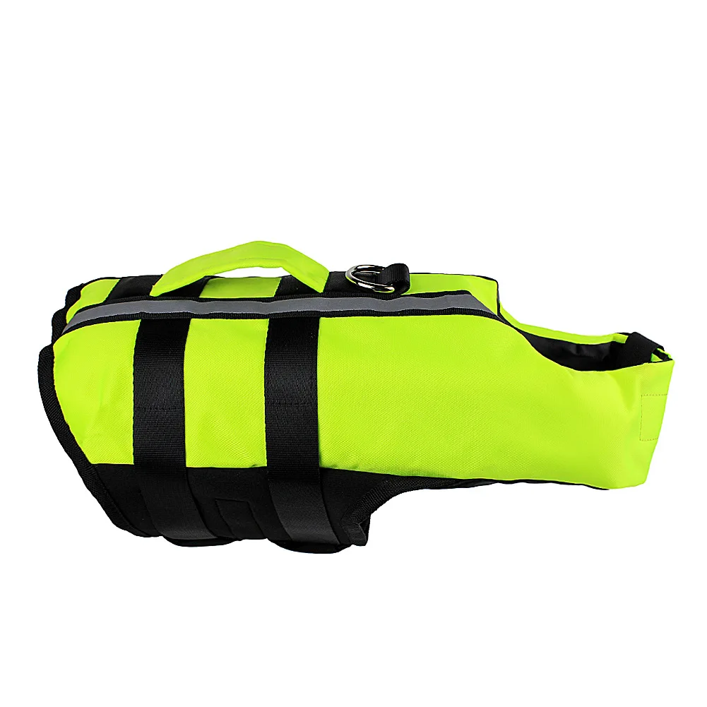 
Life Saving Buoyant Pet Swimming Surfing Boating Hunting Reflect Light Jacket Dog Life Saver Swimwear Vest 