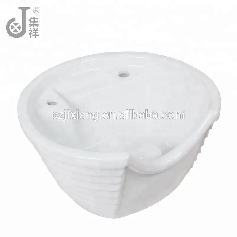 Salon Shampoo Basins Salon Equipment Hair Wash Hairdressers Sink Ceramic Hairdressing Ceramic Beauty Salon Furniture