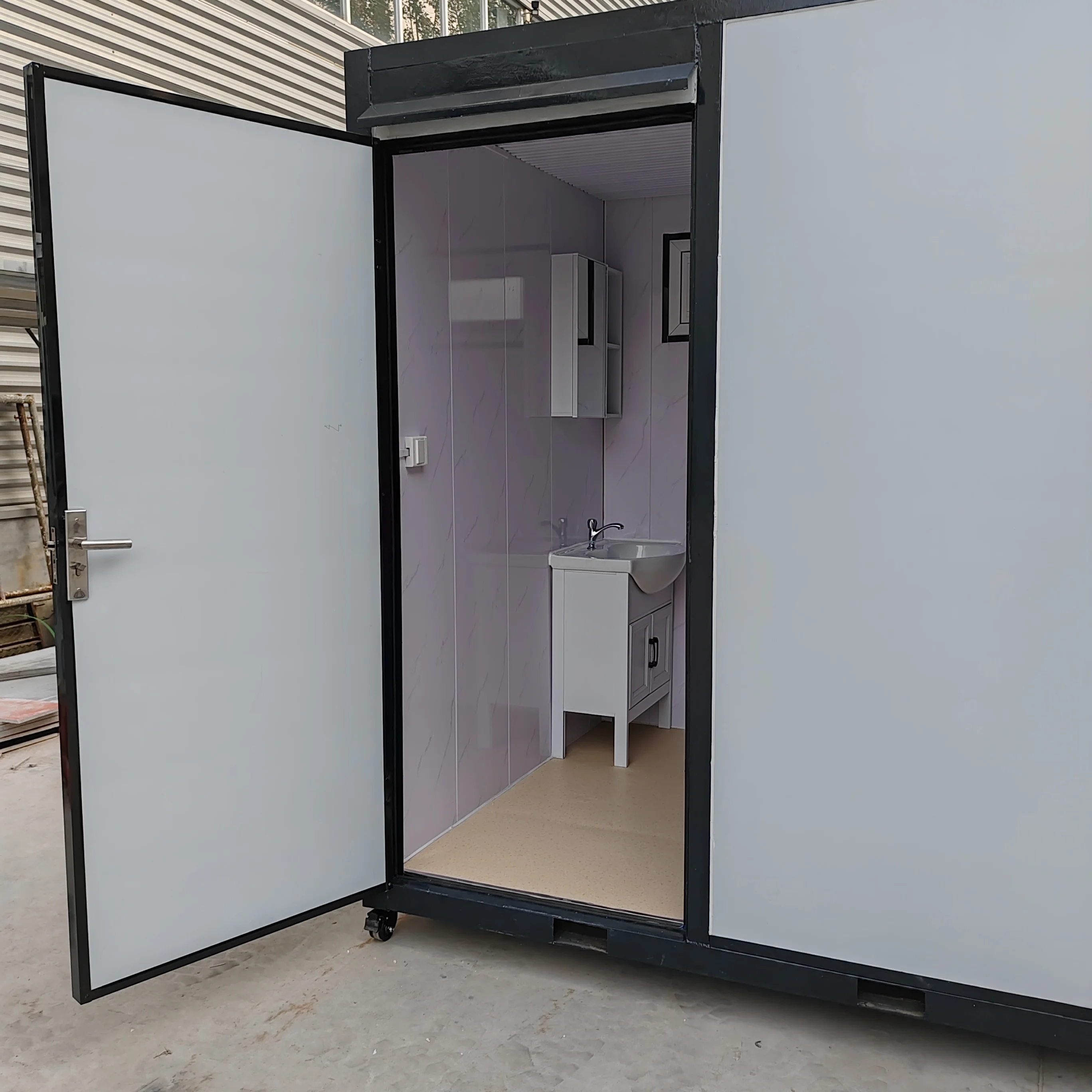 portable bathroom unit shower and toilet jakarta with trailer indoor