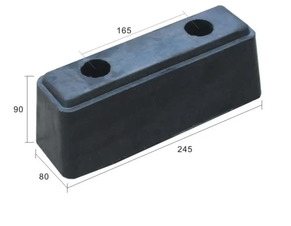 rubber fender bumper block pad Garage Car Door Bumper Guards rubber buffer damper
