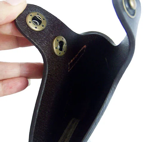 Premium Quality Black and Brown Universal Genuine Leather Gun Holster