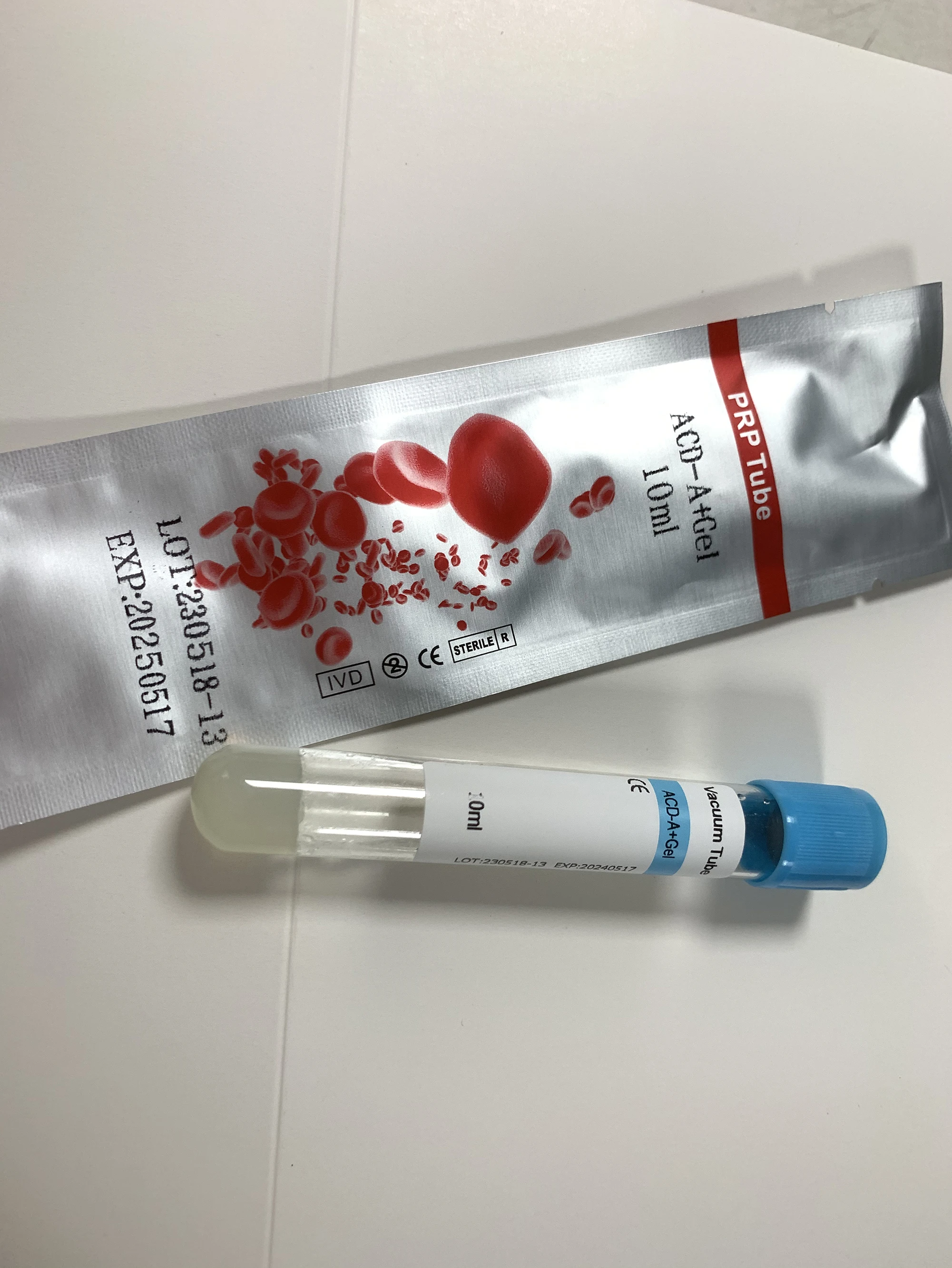 IKEME 10ml 15ml Platelet Rich Plasma Separation Prp Tube Plasma rico en plaquetas Platelet Rich Plasma Prp Tubes With Acd Gel