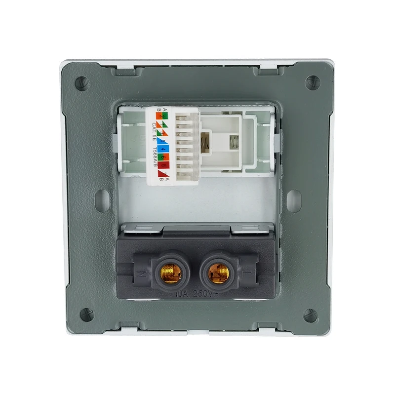 Выключатель Электрический настенный пластиковый осветительный чехол для дома электрический итальянский универсальный с usb-портом Кнопка Au/Us Тел + 2Pin розетка