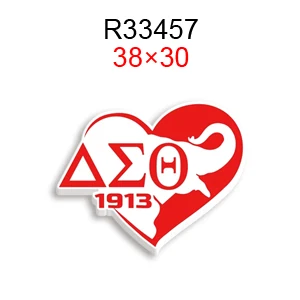 Delta Sigma Theta Sorority Planar Flatback Resin For Hair Bows Cabochon flat Back Charms Cabochons For Kids Keychains Gifts