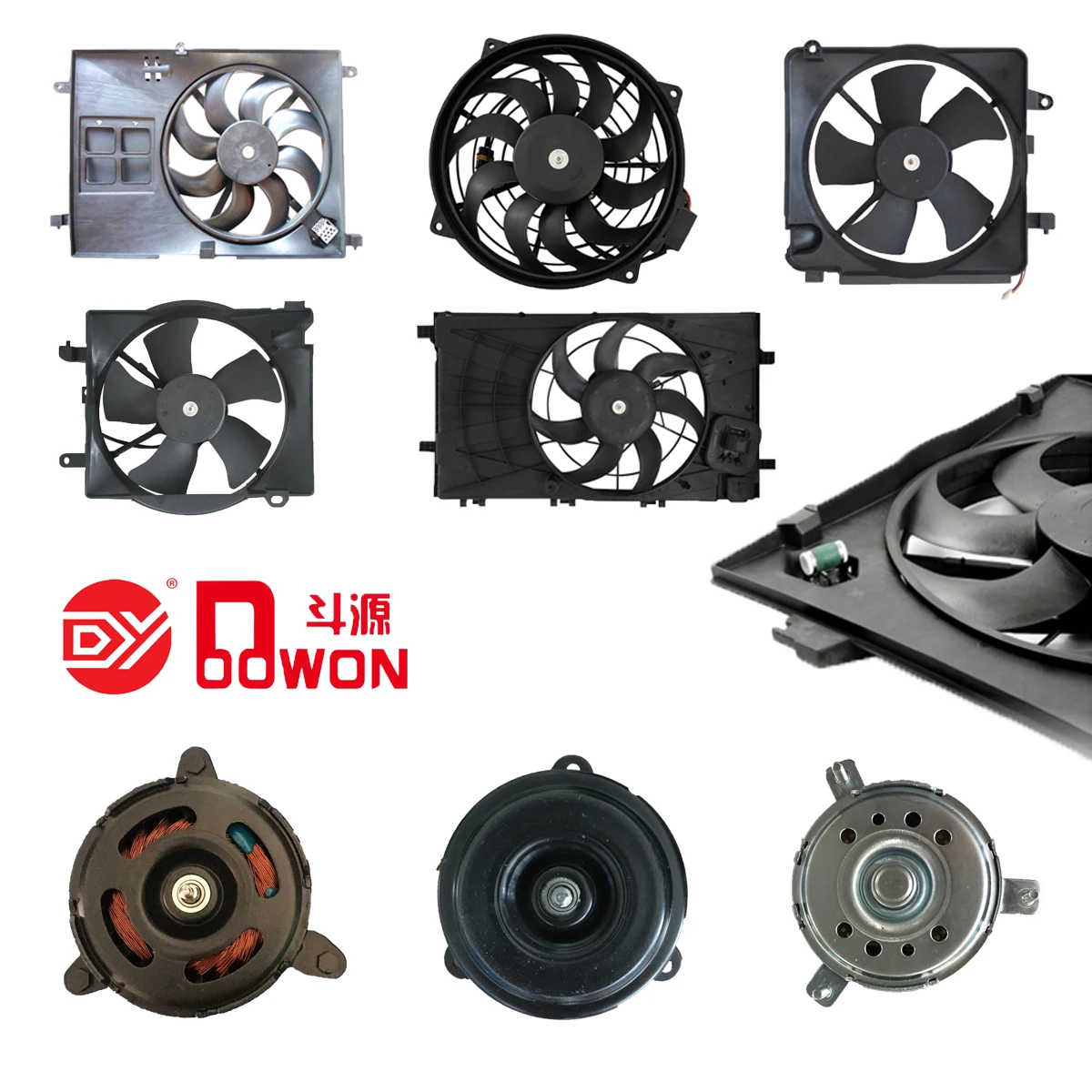 Radiator Fan Assembly Air Cooling Fan Suitable ISO certification For GM Excelle For Lova For Aveo For Matiz For Regal For Buick