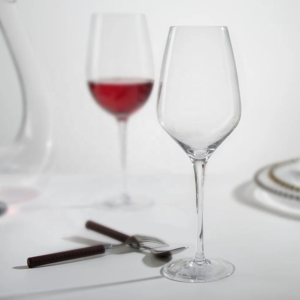 SAMYO China Manufacturer Restaurant Goblet Wine Glass Lead Free Crystal Wine Glass Clear Wine Glassware