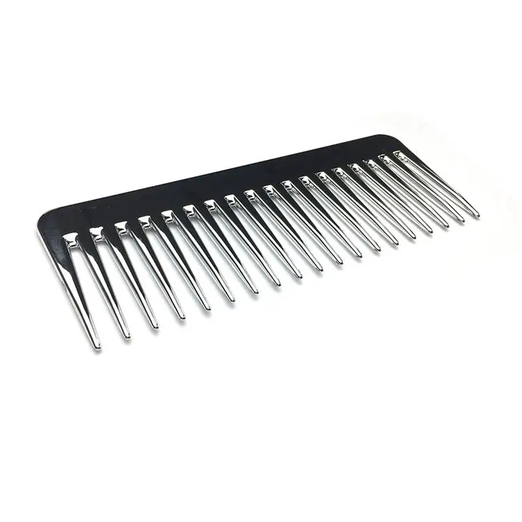 Luxurious Quality Silver Wide Tooth Detangling Comb