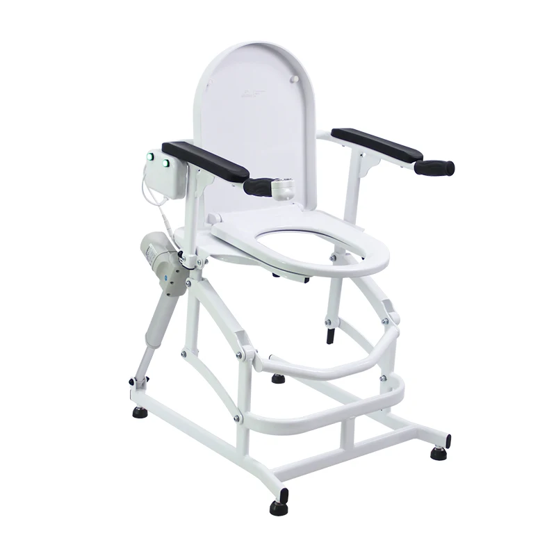 ZW266 Pregnant women use electric one button raised toilet seat with handles toilet lifting aid for elderly homecare device