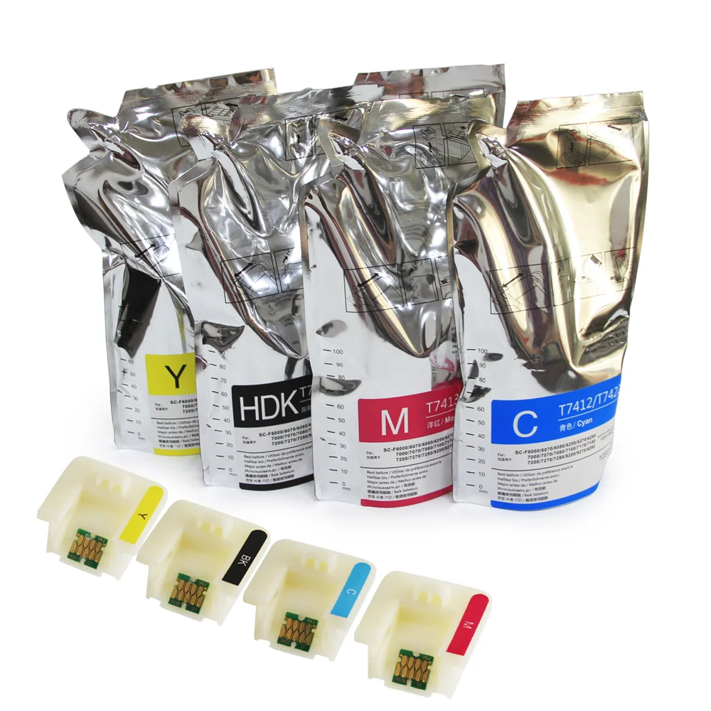 Сублимационный мешок для чернил 1000 мл epson Surecolor F6070 F270 F6000 F6200 F7070 F7200 F7270 F9200 F9270 с чернильным