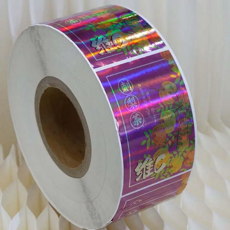 AB0820 custom logo adhesive roll pvc shrink waterproof white  5 gallon wedding drinking mineral water bottle label