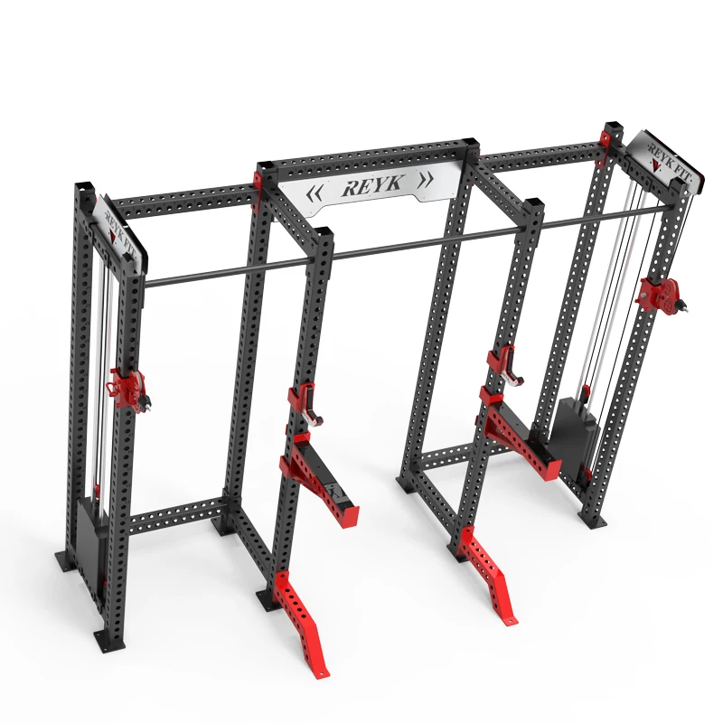 Factory Supplier Indoor Home Gym Power Squat Rack with Weight Stack for Chest and Shoulder Exercise Workouts