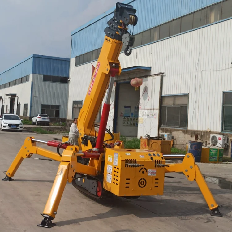 Buy Building Spider Crane 10ton  Elevator Hoist Glass Curtain Wall Lift Telescopic Spider Crane Mini