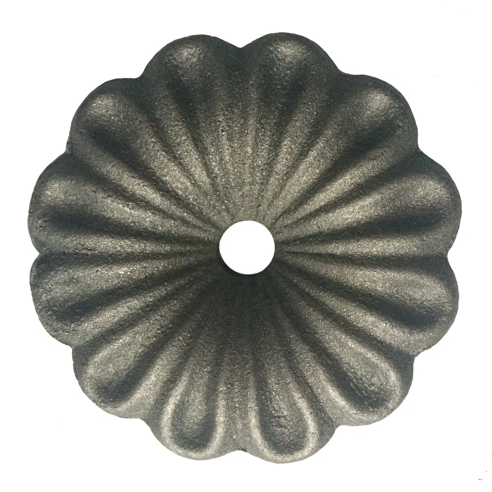 Architectural Blacksmith Wrought Iron Railings Decorative  Post Base