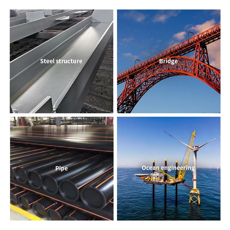 High quality metal epoxy coating steel bridge epoxy rubber anticorrosive paint resin coating marine grade epoxy paint