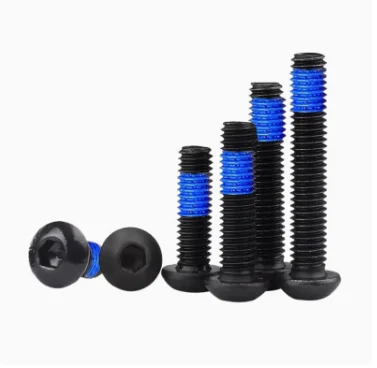 Source Factory Carbon Steel Class Grade Black Oxide Pan Head Torx Machine Screw with Nylok Patch