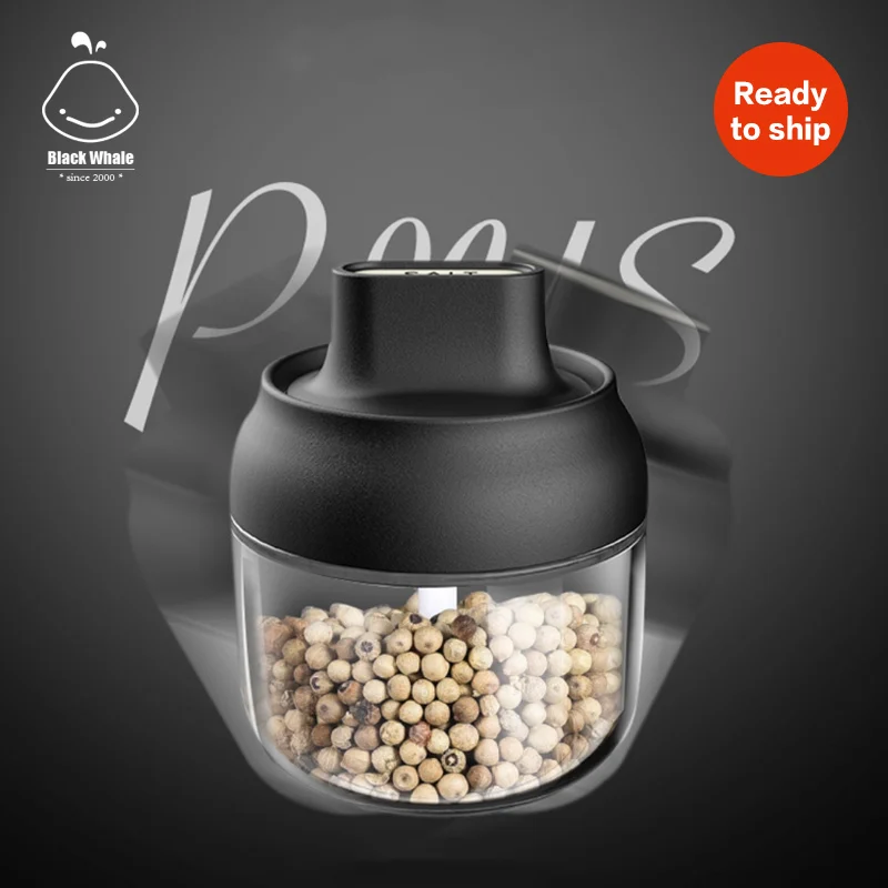 Glass Spice Jars Seasoning Box Condiment Jar Combination Spoon/Brush/Drippers for salt/sugar/oil/honey with Airtight lid