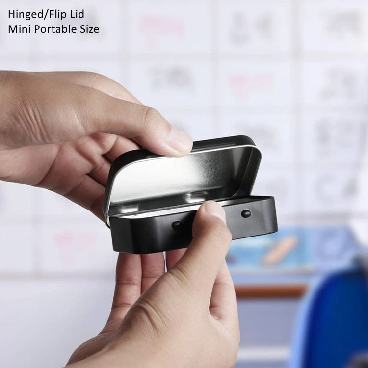 custom toy hinges jewelry small hinges for aluminum boxes with hinge lid gift packing tin box for tea