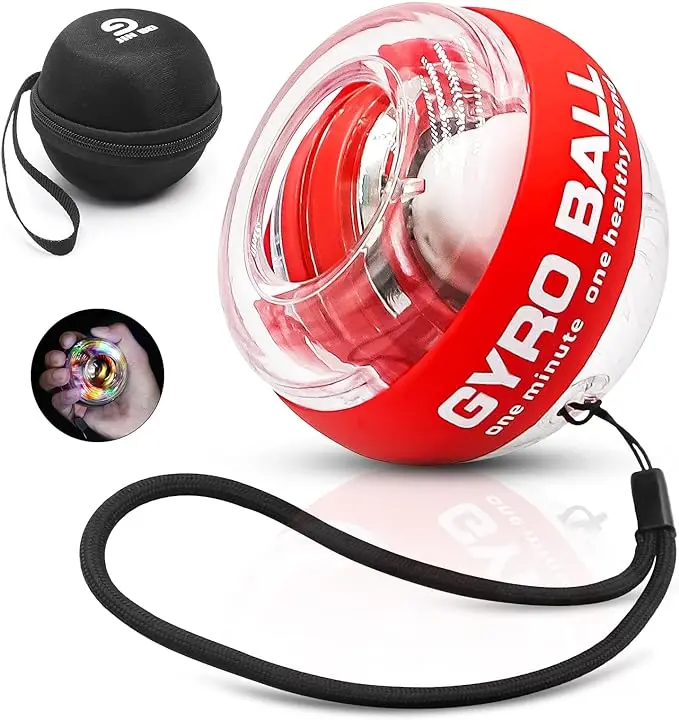 LED Gyroscopic Power Wrist Ball Self-Starting Arm Hand Muscle Force Trainer Exercise Strengthener for Body Muscles