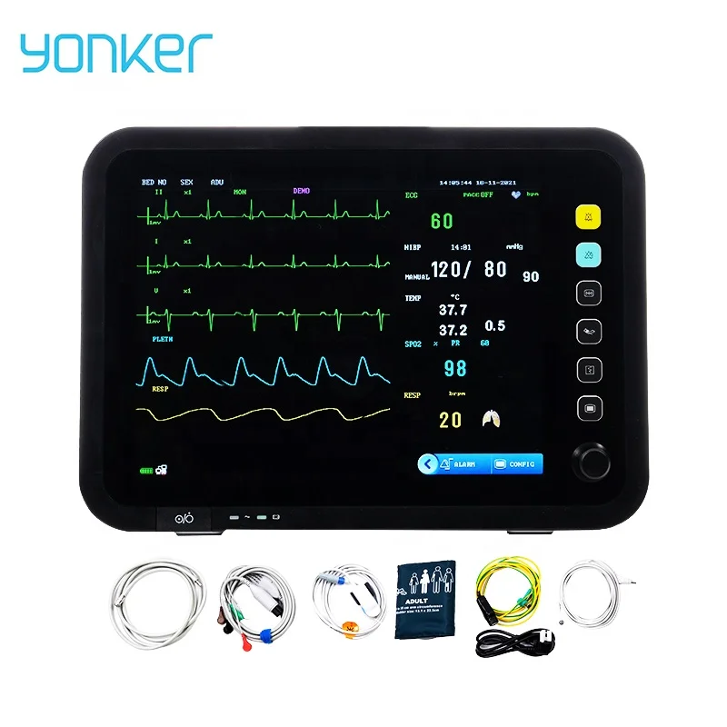 central monitoring system oem support  hospital monitor bedside analyze  portable patient monitor ecg