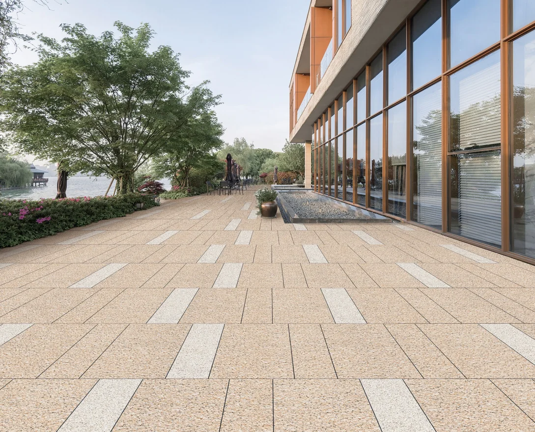 Foshan Fatong Stone Mass Facade Porcelain Granite Tiles Outdoor_Patio_Tiles Outdoor Floor 18Mm Thickness Square 300X600 Mm