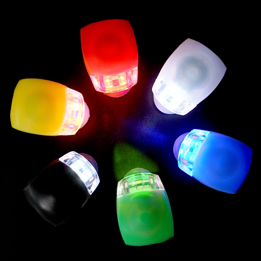 Оптовая торговля многоцветная подсветка Led лягушка велосипедные фары задние фонари удобные и безопасные в ночное время водонепроницаемые кнопки