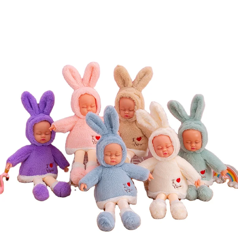 Cute doll can sing music cartoon soft birthday present baby plush doll animal doll toy