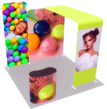 Customized Newly Design Aluminum Frame Quick Build Promotional Advertising Trade Show Display Equipment Trade Show Booth