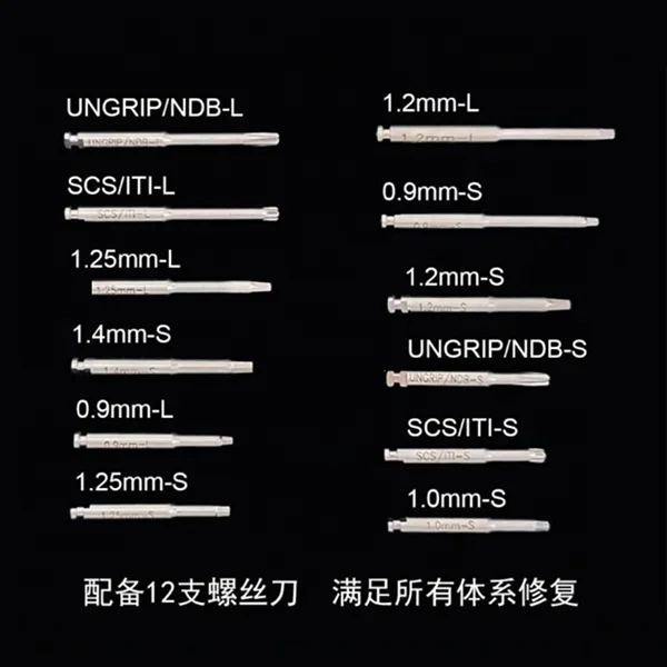 Universal dental implant torque wrench kit