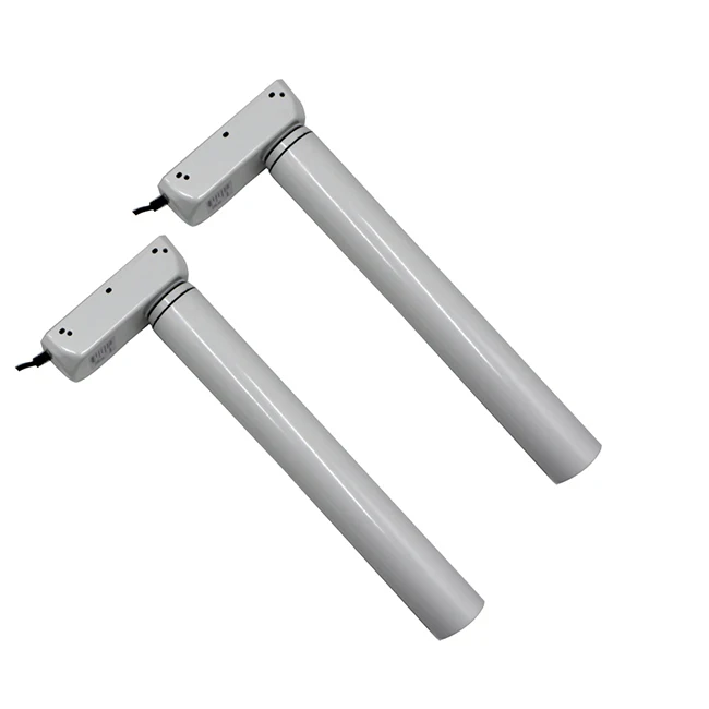 Adjustable Height Electric Dual Motors Lifting Column Standing Desk Sit To Stand Office Desk Leg With 3 Segments 24V