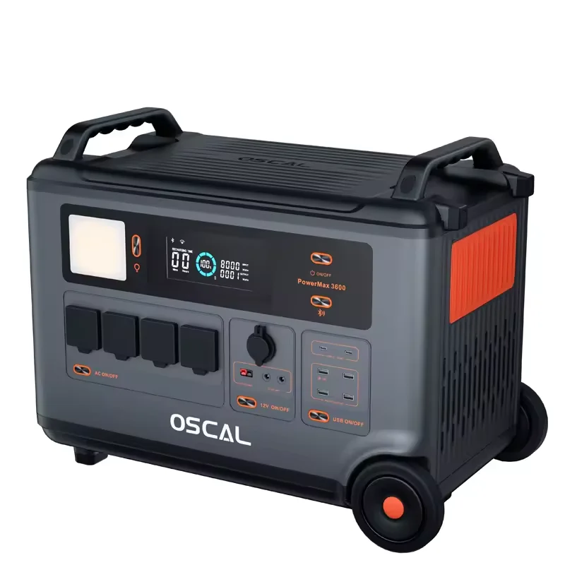 EU Stock Oscal Power max 3600W Portable Power Station LiFePO4 57600Wh 1600W EU US JP Warehouse Home Use Powerstation