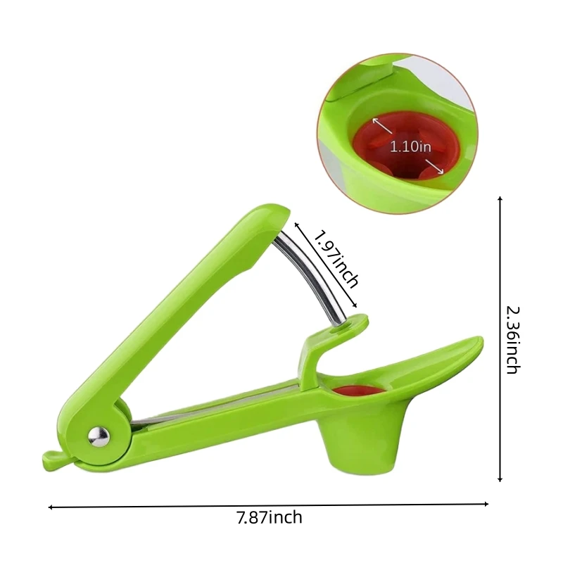 Wholesale Kitchen Gadgets Olive Cherry Pitter Cherries Corer Pitter Tool Stainless Steel Fruit Pit Core Remover for Cherry Jam