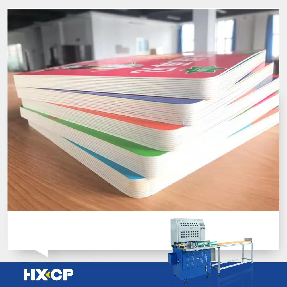 HX460BCRTA Professional Post-Press Tools for Exercise Book & Notebook with Automatic Double-Head Round Corner Cutting Machine