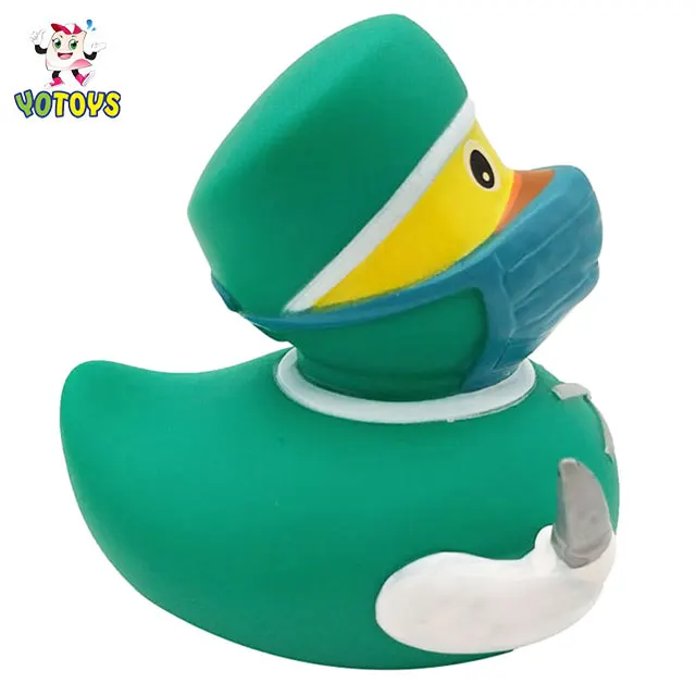  Promotional eco friendly vinyl Plastic PVC Nurse Doctor Ducky Baby Bath Duck Bathtub Toys Set for