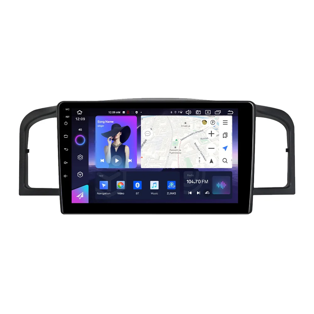 NaviFly NF QLED screen Newest Android 1280*720P Car Stereo for Lifan 620 2008-2013 with Car play android auto