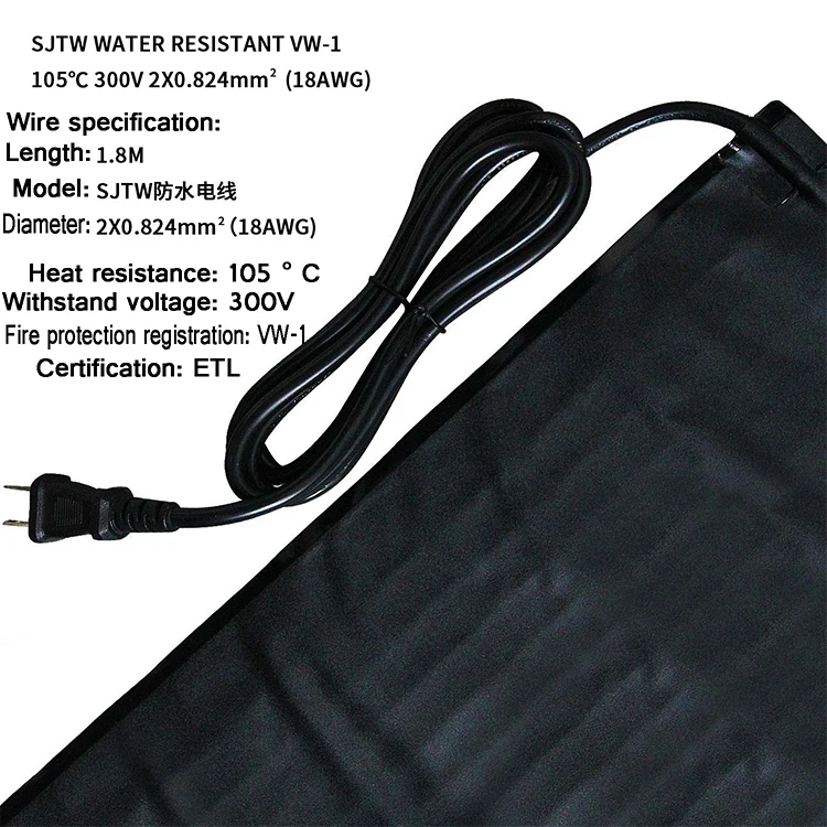 Manufacturer Wholesale Waterproof Greenhouse Germination Heating Mats For Starting Seeds